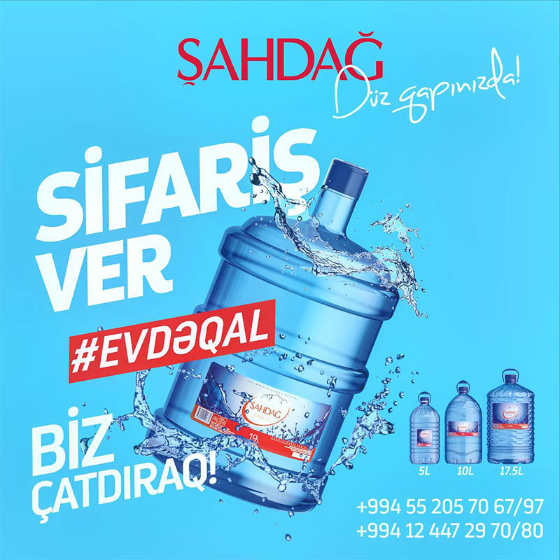 Shahdag delivery advertisment