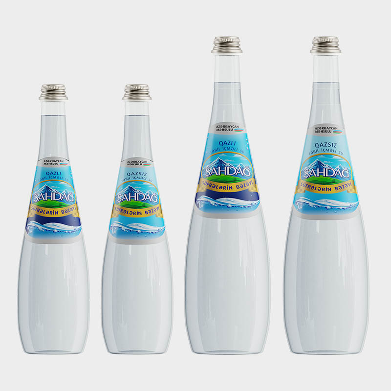 Shahdag premium glass bottle
